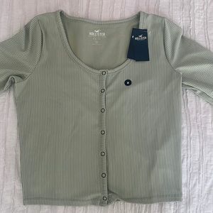 Hollister long sleeve baby tee
